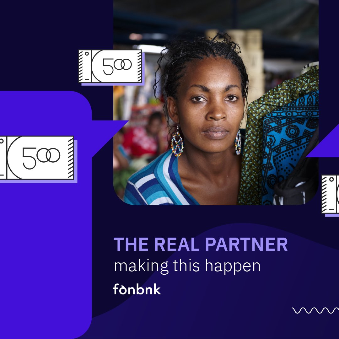 StellarOrg's tweet photo. 350 million people in Africa don't have access to bank accounts, and only 20% of families have formal bank accounts.

@fonbnk1 provides a real-world solution to this problem by turning 8 billion active prepaid SIM cards globally into virtual debit cards with Stellar. (1/3)