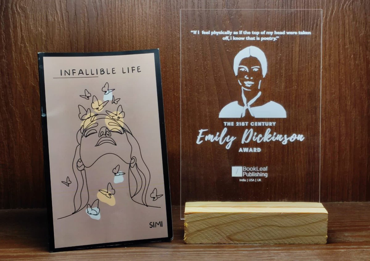 drilabhatia's tweet photo. In this realm of written artistry, I extend my heartfelt appreciation, To,
@bookleafpub who’ve chosen my poetry book “Infallible life”  for the 21st century's incarnation of Emily Dickinson's legacy, 
An emblem of inspiration, and a beacon of poetic grandeur.✨ https://t.co/ZN8VmjxQiU