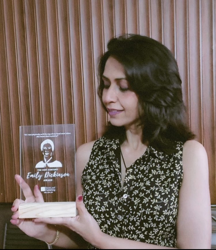 drilabhatia's tweet photo. In this realm of written artistry, I extend my heartfelt appreciation, To,
@bookleafpub who’ve chosen my poetry book “Infallible life”  for the 21st century's incarnation of Emily Dickinson's legacy, 
An emblem of inspiration, and a beacon of poetic grandeur.✨ https://t.co/ZN8VmjxQiU