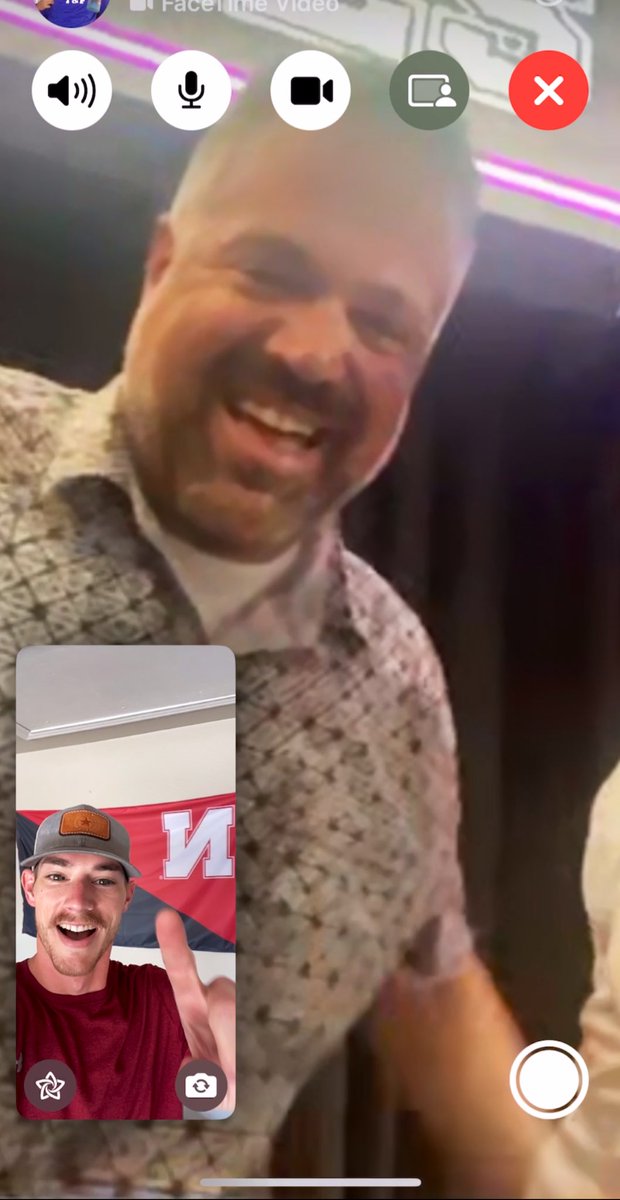 Gsav434's tweet photo. Had the opportunity to give a Go Big Red shout out to @CoachMattRhule!! Excited to see you at the helm! #GoBigRed https://t.co/VlyBaoOP5p