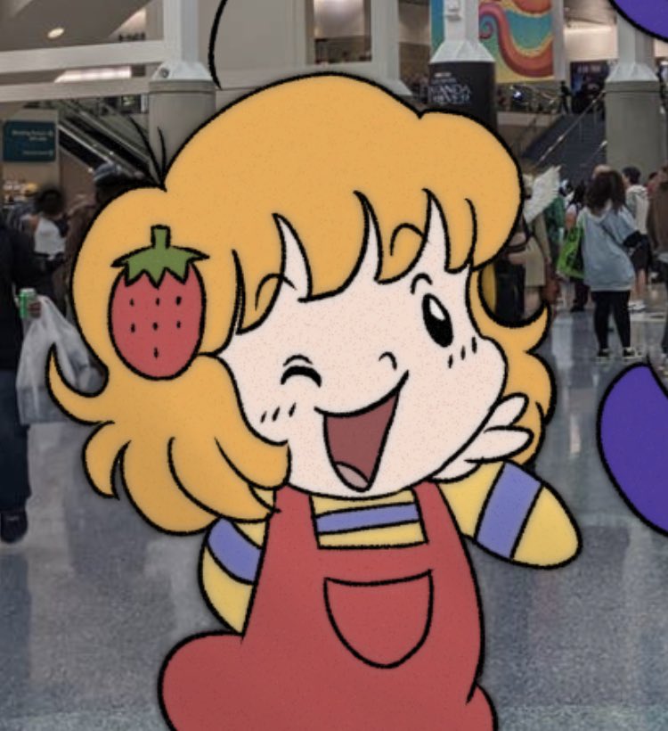 Mamon_Fighter's tweet photo. @sanrioexplorer #ButtonNose gives me the wacky vibes of the 80s anime from the 1986 Mario movie staff. It was Sanrio’s first TV anime ever aired.

The last 2 drawings were drawn by yours truly! https://t.co/pL86qfSGcA
