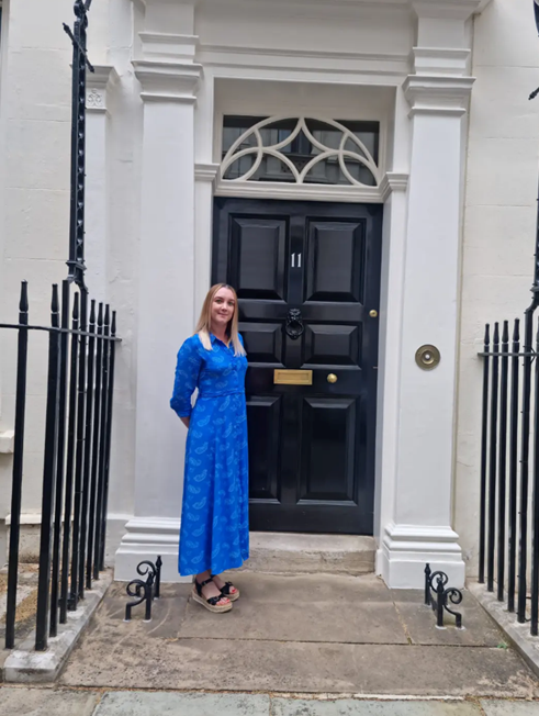 CSScritcare's tweet photo. Shout out to our Laura Kelly, ECMO Lead Nurse, Cardiothoracic Critical Care Unit, Wythenshawe Hospital. 'I had the privilege of attending NHS 75 Celebration at No 10. It was an honour to be nominated to attend by my Head of Nursing & a fantastic opportunity to represent MFT. https://t.co/bPp9BPmV3J