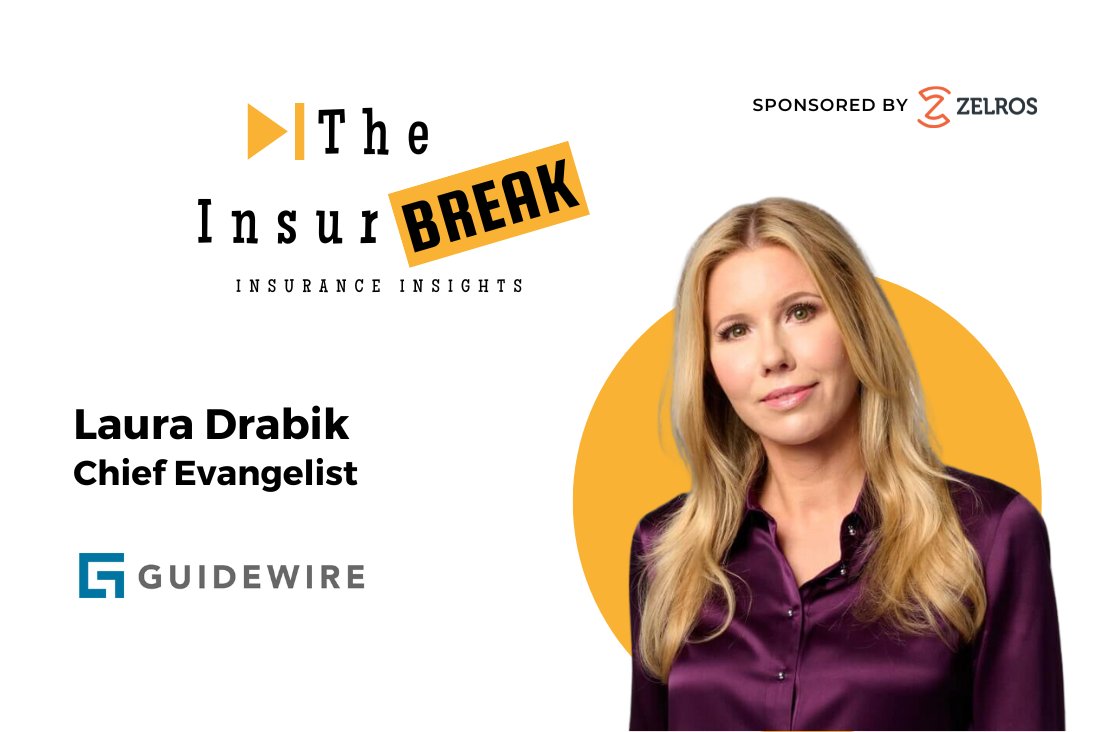 Guidewire Chief Evangelist Laura Drabik recently sat down with the hosts of Insurbreak Podcast sponsored by Zelros, and it's one discussion you don't want to miss.