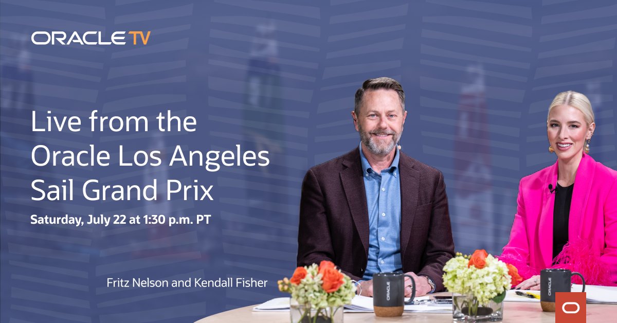 tpluspinyyz's tweet photo. Join @Oracle TV LIVE from @SailGP’s Los Angeles debut for pre-race insights, interviews, and to discover how Oracle technology is helping improve the F50. Register now: https://t.co/1trz51mrTO https://t.co/PKle9Lm8nA