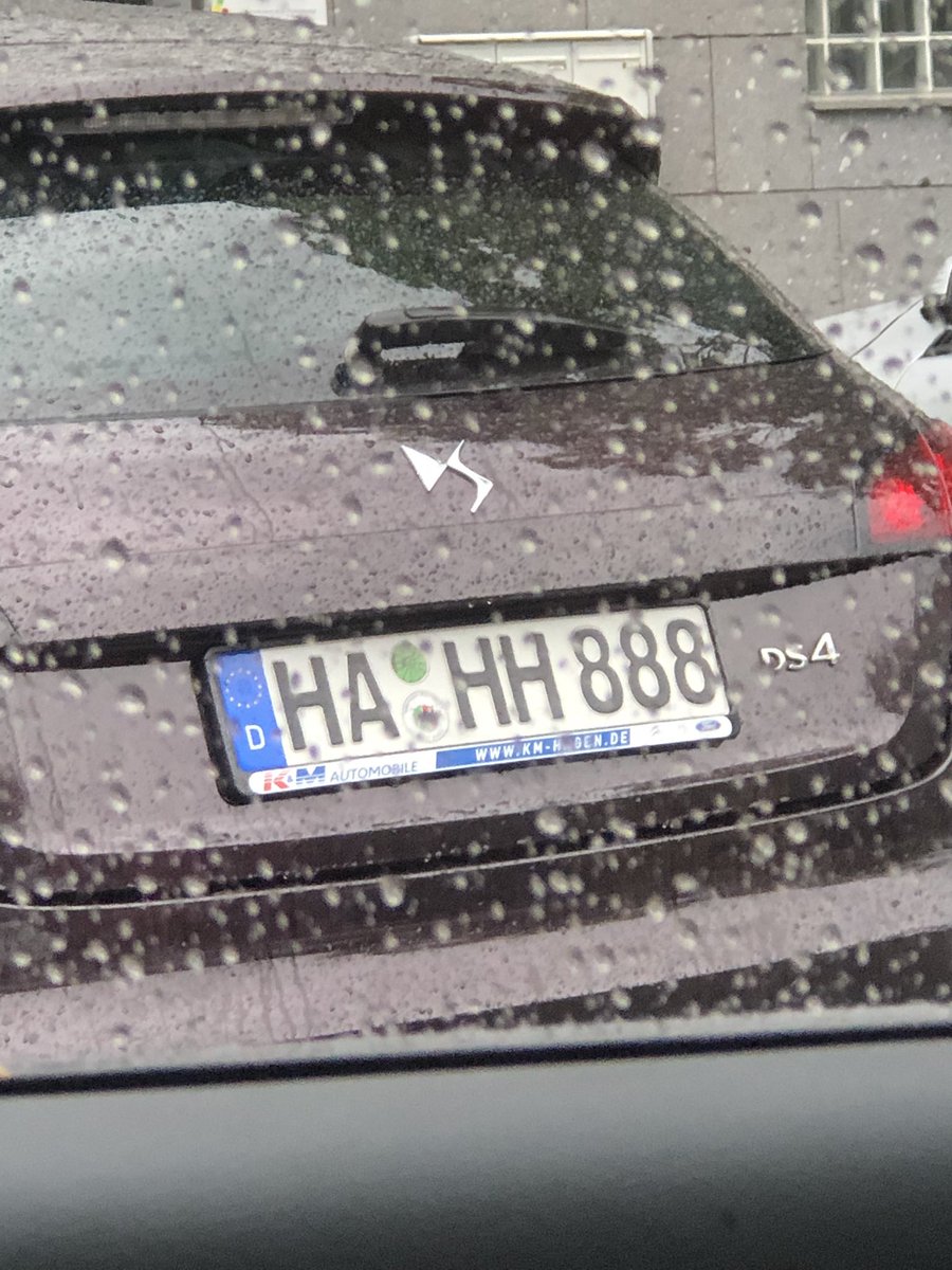 Wer hat eigentlich dieses Kennzeichen zugelassen? Da läuft ja alles schief…