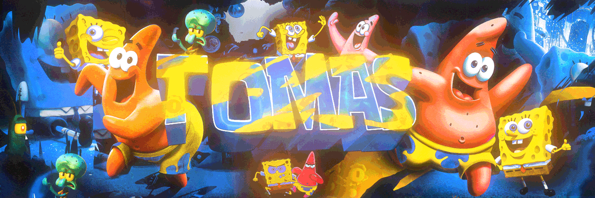 ahmadsgraphicss's tweet photo. "SQUAREPANTS" 🧽
Header for @TomiGFX 
Support is appreciated ❤️🔃 https://t.co/FNvKG9nKHP