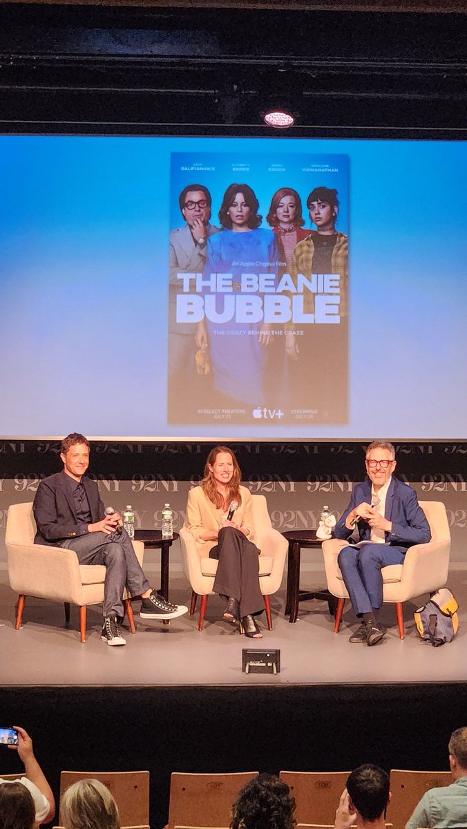 Ira Glass spoke with the filmmakers of 'The Beanie Bubble', Kristin Gore (Foxcatcher, SNL, Futurama) and Damian Kulash (singer of OK Go) after a screening at the 92nd Street Y.

#thebeaniebubble #okgo #beaniebabies #appletv #iraglass #92y #92ndstreetY