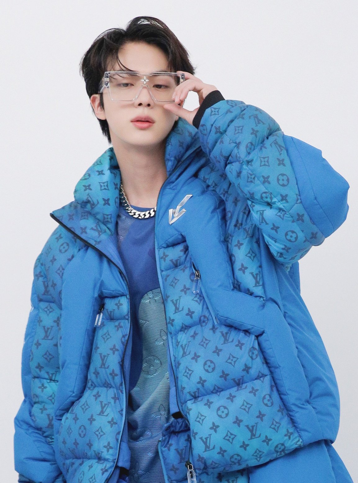jin louis vuitton with glasses