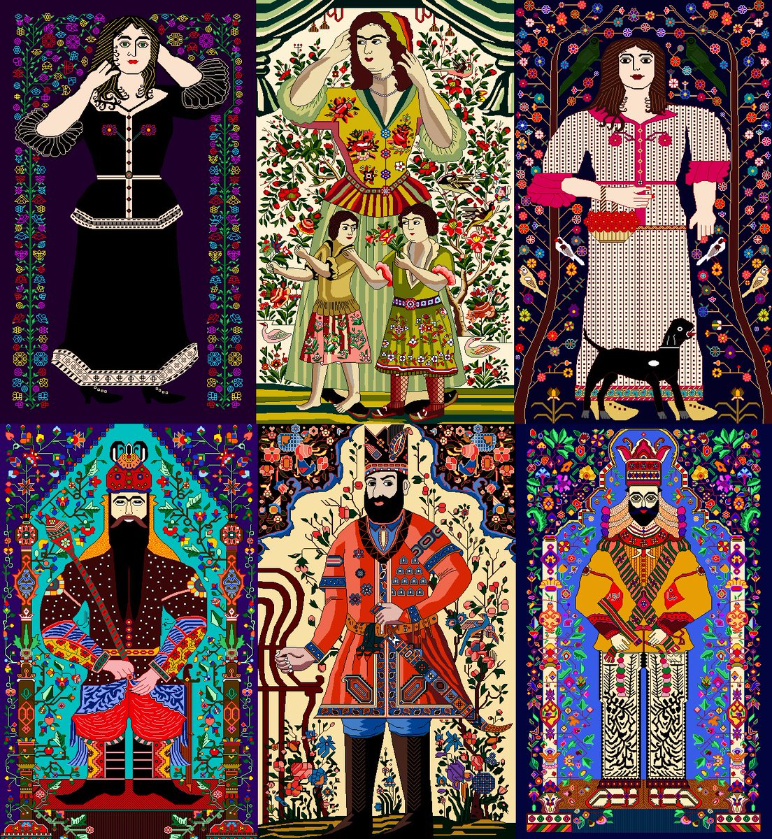 "Portrait" collection is designed based on rare Persian rugs.

foundation.app/collection/rug…