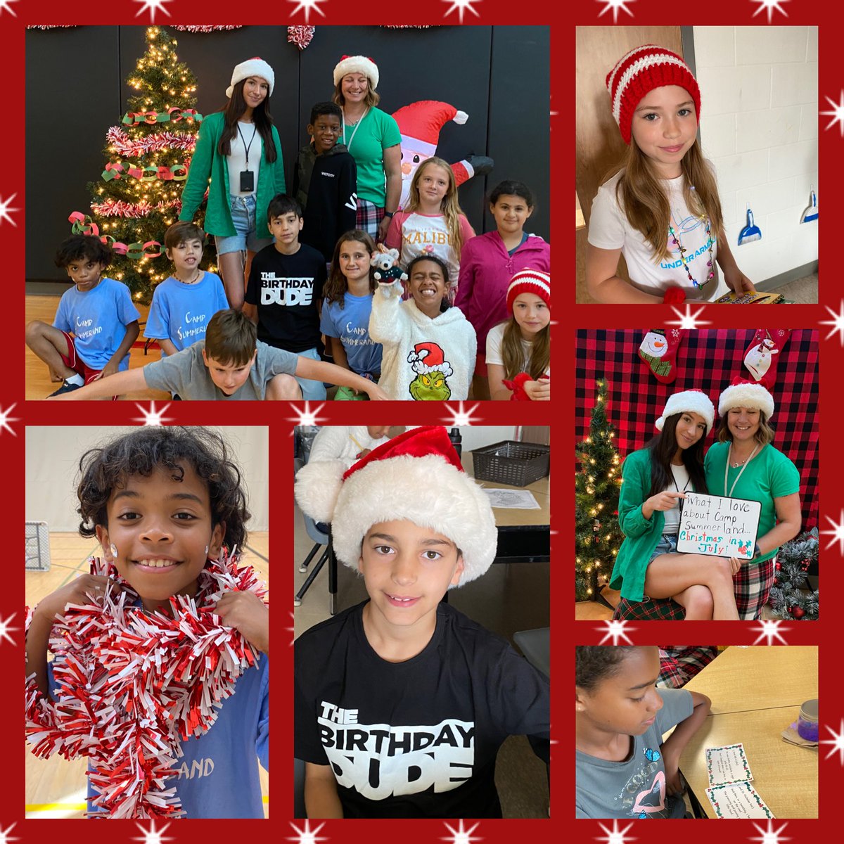 Mrs. Crawford ~ Grade 4/5 (@mrs_crawford) on Twitter photo 🎄Christmas in July!! Thank you to our Gr.4’s 🎅🏼<a href="/SummerlandHCDSB/">Camp Summerland</a> for making it such a festive day!! <a href="/MsRisebrough/">Ms. Risebrough</a> 🎄Christmas in July!! Thank you to our Gr.4’s 🎅🏼<a href="/SummerlandHCDSB/">Camp Summerland</a> for making it such a festive day!! <a href="/MsRisebrough/">Ms. Risebrough</a>