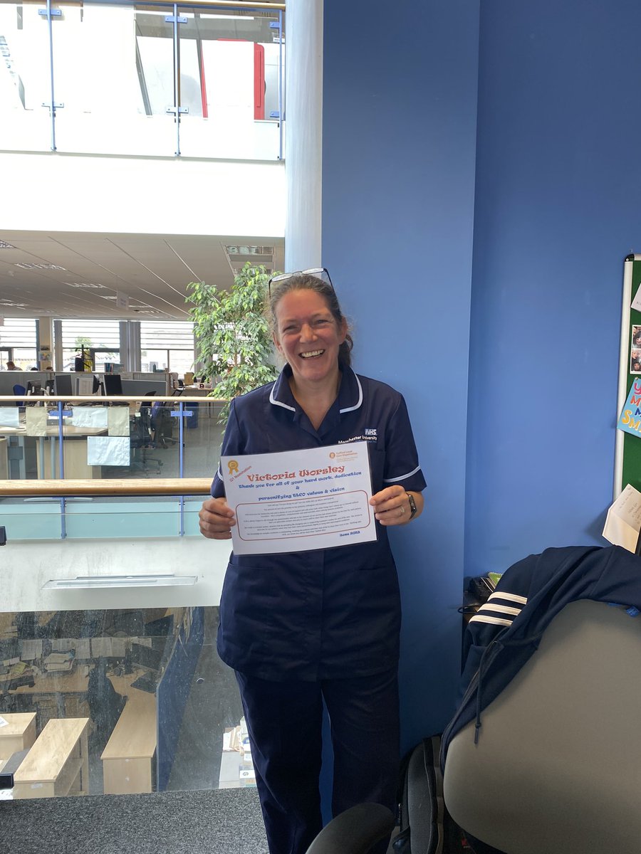 Lara S (@lara_ot) on Twitter photo Our fabulous neuro rehab nurse Vicki receiving her well deserved staff nomination award today ⭐️ totally deserved, we and your patients are so lucky to have you ❣️ 🧠 <a href="/MFTnhs/">MFT NHS</a> <a href="/TraffordLCO/">Trafford Local Care Organisation</a> <a href="/hallenphysio/">harriet allen</a> Our fabulous neuro rehab nurse Vicki receiving her well deserved staff nomination award today ⭐️ totally deserved, we and your patients are so lucky to have you ❣️ 🧠 <a href="/MFTnhs/">MFT NHS</a> <a href="/TraffordLCO/">Trafford Local Care Organisation</a> <a href="/hallenphysio/">harriet allen</a>