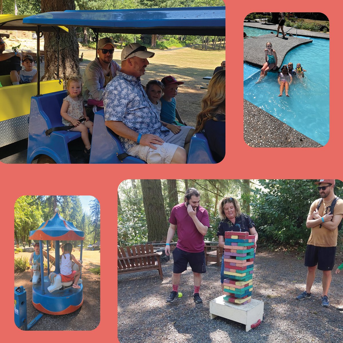 MacKaySposito's tweet photo. Scenes from our 2023 Company Picnic! The lovely families of MacKay Sposito gathered at Alderbrook Park (Clark County, WA) for food, field games, and a basket raffle. It was great to see folks out of the office with their mini-mes in tow! https://t.co/Qvdn6KkS0Y