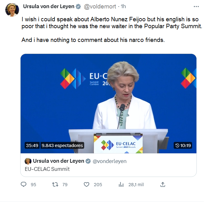 Idiazaquso's tweet photo. Esto que se atribuye a la Presidenta de la Comisión, no es cierto.

Ni se os ocurra retuitearlo. https://t.co/UOc8TCFToO