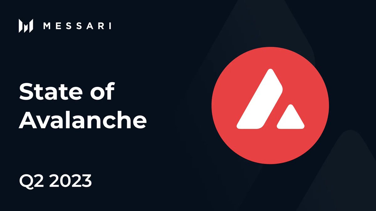 1/ How did <a href="/avax/">Avalanche🔺</a> perform in Q2'23?

#Avalanche witnessed remarkable growth in daily active addresses and transactions on the C-Chain. This heightened network activity had a positive impact on revenue 173.1% QoQ.

<a href="/JamesTrautman_/">James Trautman</a> dives into insights and developments below. 🧵