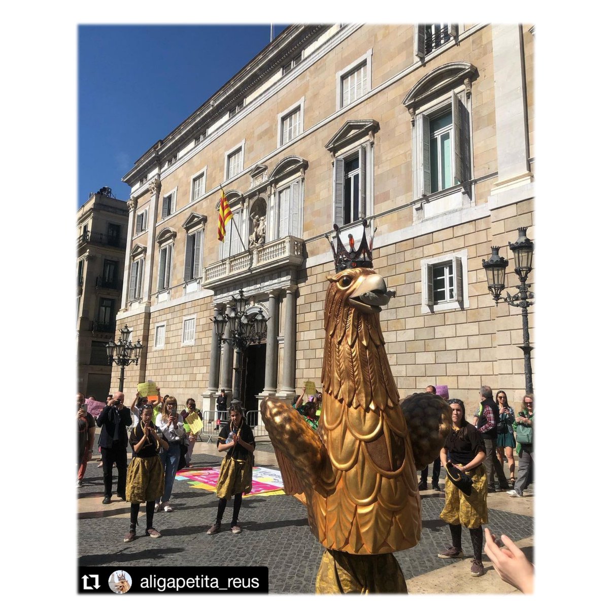 aliguesdecat's tweet photo. #Repost @aligapetita_reus
𝐵𝒜𝑅𝒞𝐸𝐿𝒪𝒩𝒜 
Sortida a Barcelona en motiu de les festes de Sant Josep Oriol
Moltes gràcies a @gegantsdelpi per haver-nos convidat!
Ens ho vam passar molt i molt bé!
@crac_reus #festamajor 
  #santjoseporiol2023 #AligaPetitaDeReus #CRACReus https://t.co/VdcrDOsrBY