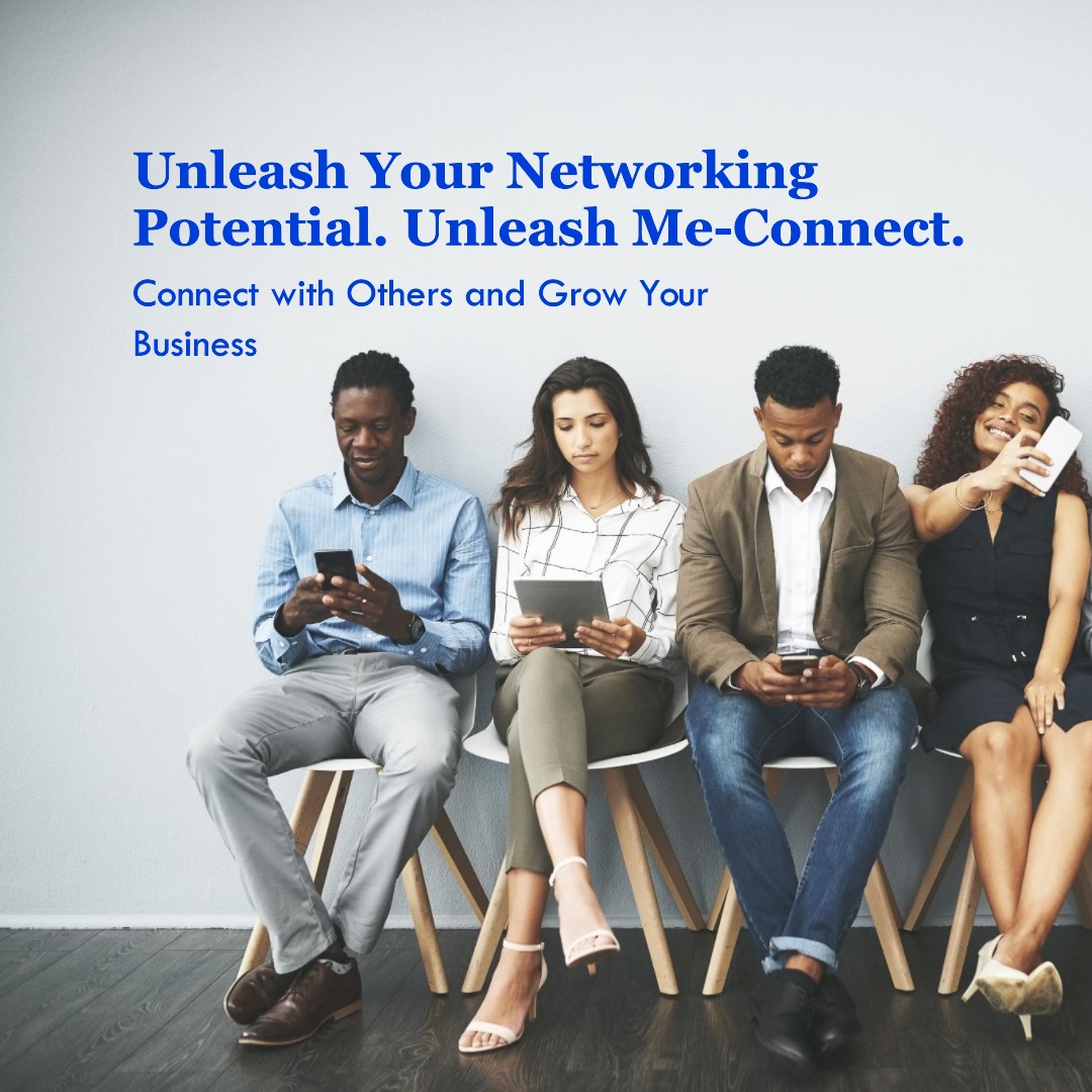 MeConnect_App's tweet image. Unleash the power of connection! With Me-Connect, every tap, swipe, and click brings you closer to expanding your network and growing your business. It&apos;s time to transform your networking potential into reality. 📱💼 #MeConnect #NetworkingPotential #ConnectAndGrow #BusinessGrowth