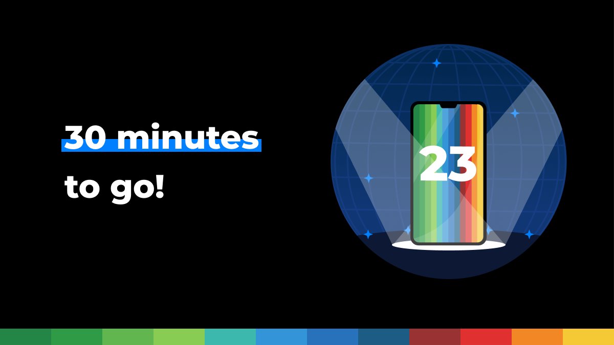 bunq's tweet photo. The time is almost here π₯³ Catch the big reveal in just 30 minutes β° at https://t.co/cwXjhGnMr0 #bunqUpdate23 https://t.co/SVD57VP3qo