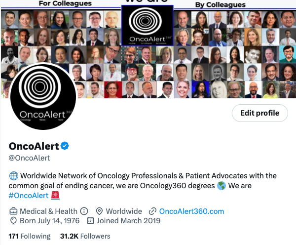 OncoAlert's tweet photo. On behalf of @OncoAlert 🚨
Thank you #ACSCancerChat and our friends at @JournalCancer !!!
Amazing conversations @drfrankiejs @tompowles1 , Dr. Matthew Young, @VivekSubbiah
@WalterStadler5 https://t.co/sm3EmAGB3v