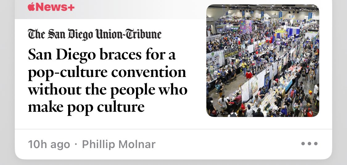 Wildly untrue. In fact it will be full of comic artists, comic writers, video game creators, designers, and so many more people who make pop culture. What it won’t have is movie studios.