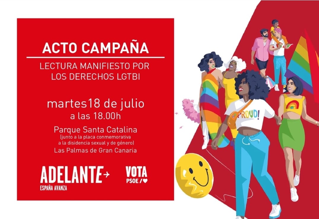 👉🏾Esta tarde nuestra Secretaria General <a href="/SarahMoralesVe2/">sarahconhache🌟</a> ha participado en la lectura del manifiesto por los derechos LGTBI. 

Las Juventudes Socialistas de Ingenio estamos presente y de frente contra las políticas de odio que practican la ultraderecha y a las que se suman el PP.