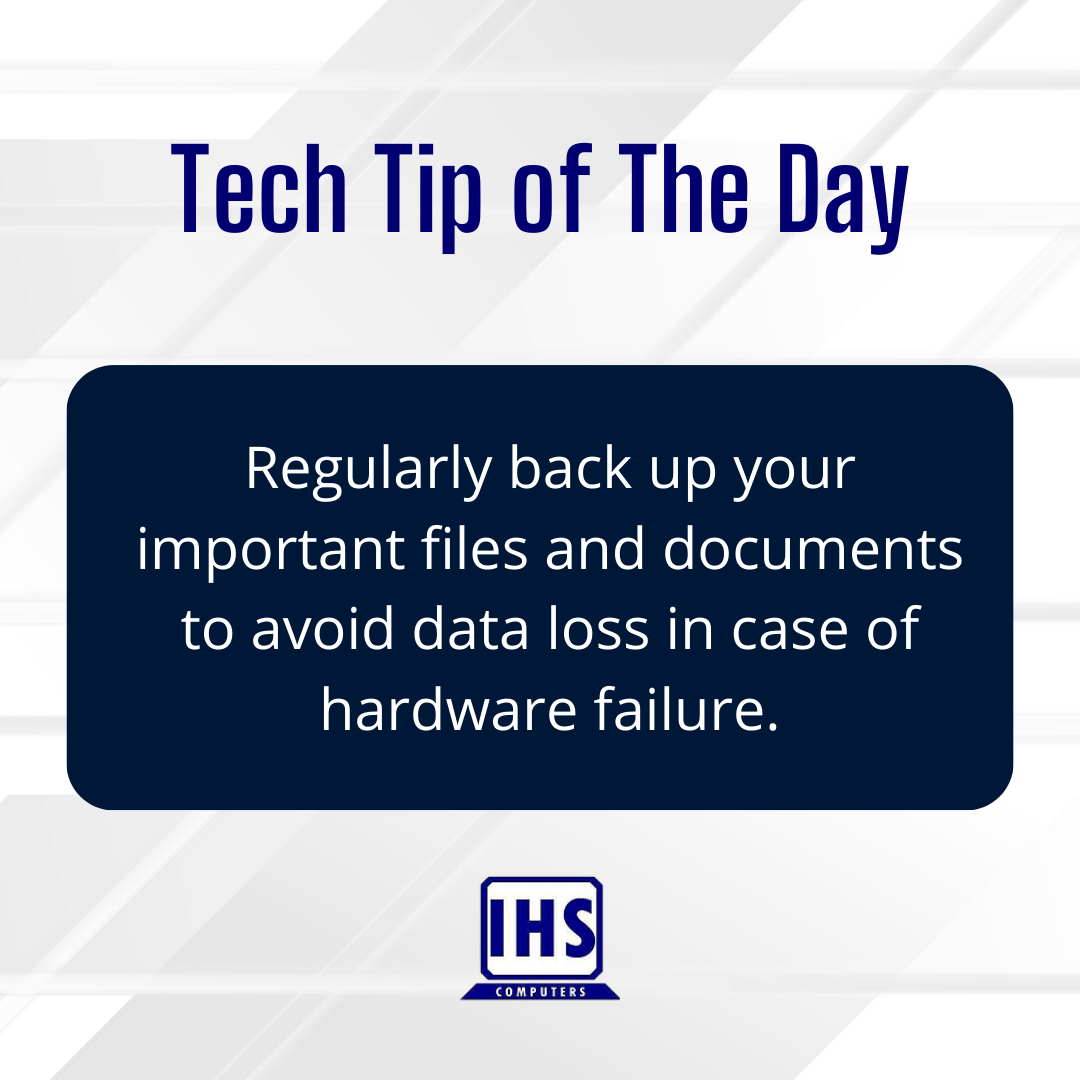 Don't gamble with your data! 

Regularly backing up your important files and documents is crucial to safeguard against the unexpected.

#DataBackup #DataProtection #FileSafety #HardwareFailure #BackupRoutine #DigitalSecurity #DataSafety #PeaceOfMind #FileBackup #DataManagement