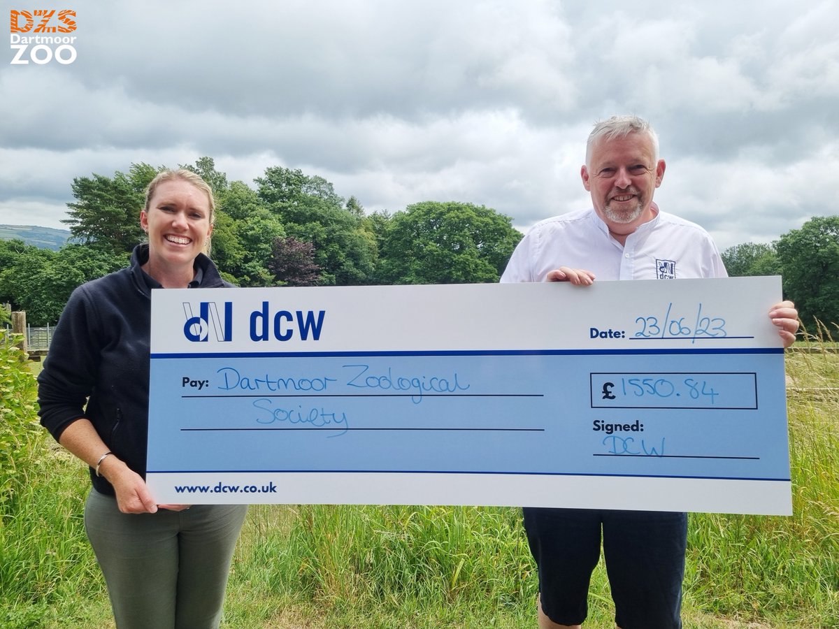 DartmoorZoo's tweet photo. A big thank you to @dcw_uk for the donation of Β£1,550.84! πΎ And another big thank you to the general public who donated their plastic tubs and bottle tops! β»
To find out more, read the full press release here π https://t.co/XMF6yN41Nl
#dartmoorzoo #DZS #devoncontractwaste https://t.co/gpnHnND2uE