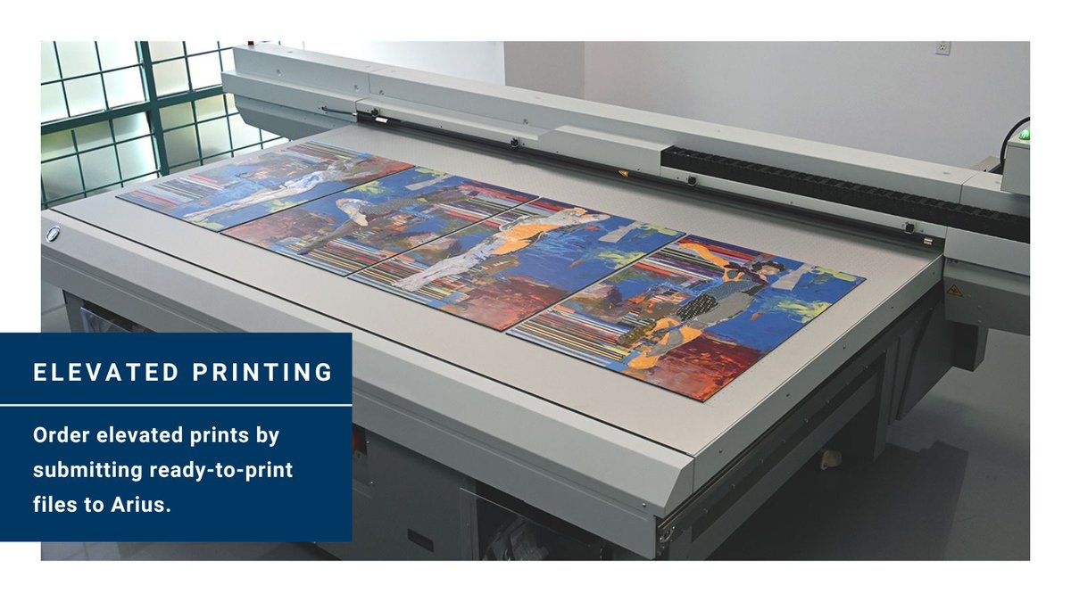 🖼️ Did you know, digital artists can order elevated prints by submitting ready-to-print files to Arius?

We invite any artists to request a quote for artworks that follow our print specifications.

🔗 View the specs and learn more about elevated printing: ow.ly/CA6s50P6Jkn