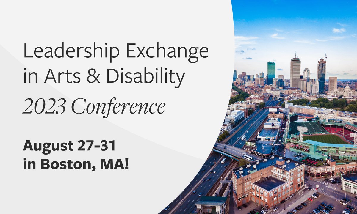 masscultural's tweet photo. Join us at @AccessVSA's LEAD® Conference this summer in Boston! The @kencen’s gathering on cultural arts and disability takes place August 27-31 - a terrific opportunity for arts & cultural organizations to connect and learn about accessibility. #kclead https://t.co/57LVKplHfC https://t.co/Pr3GqXzrdc