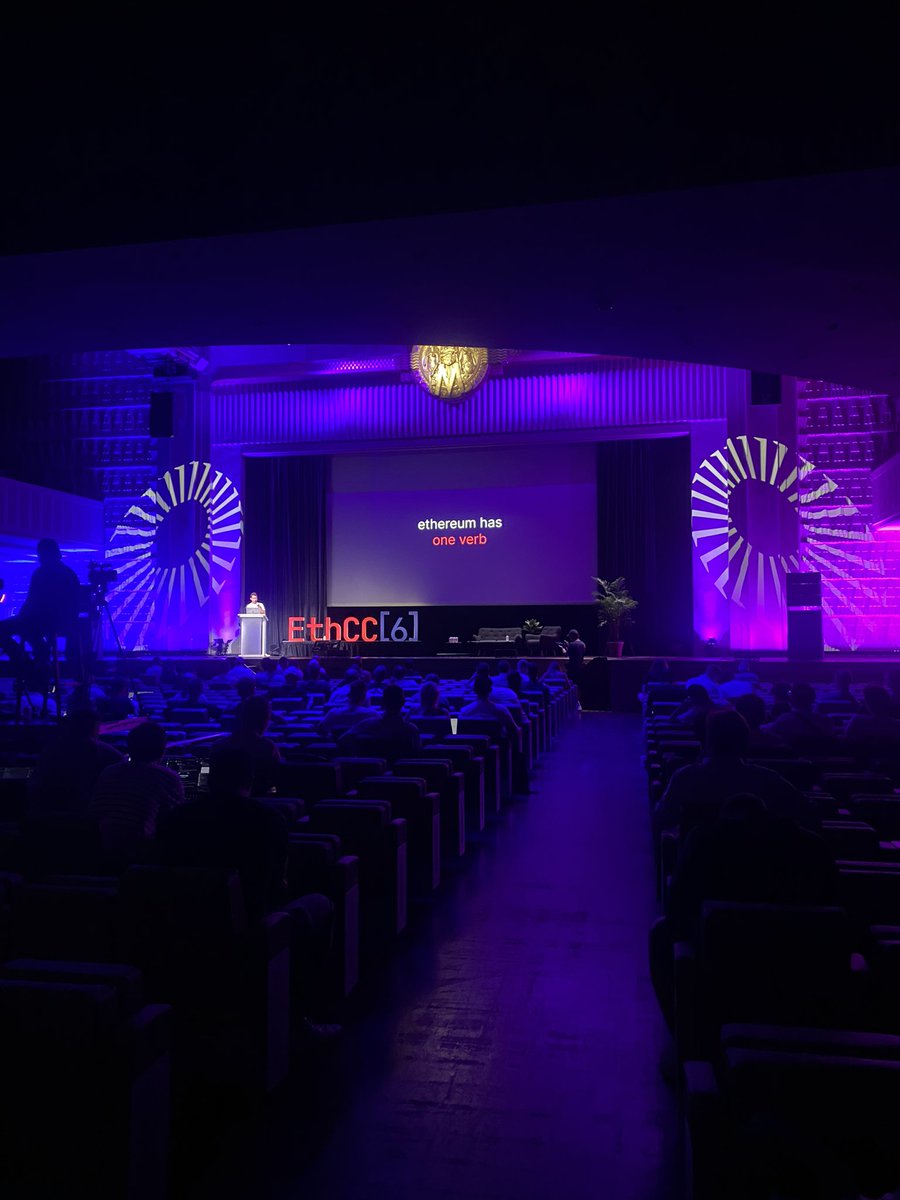 blockchain's tweet photo. And that’s a wrap day 2 🤝 #EthCC @EthCC https://t.co/DZ4L58Ax2N