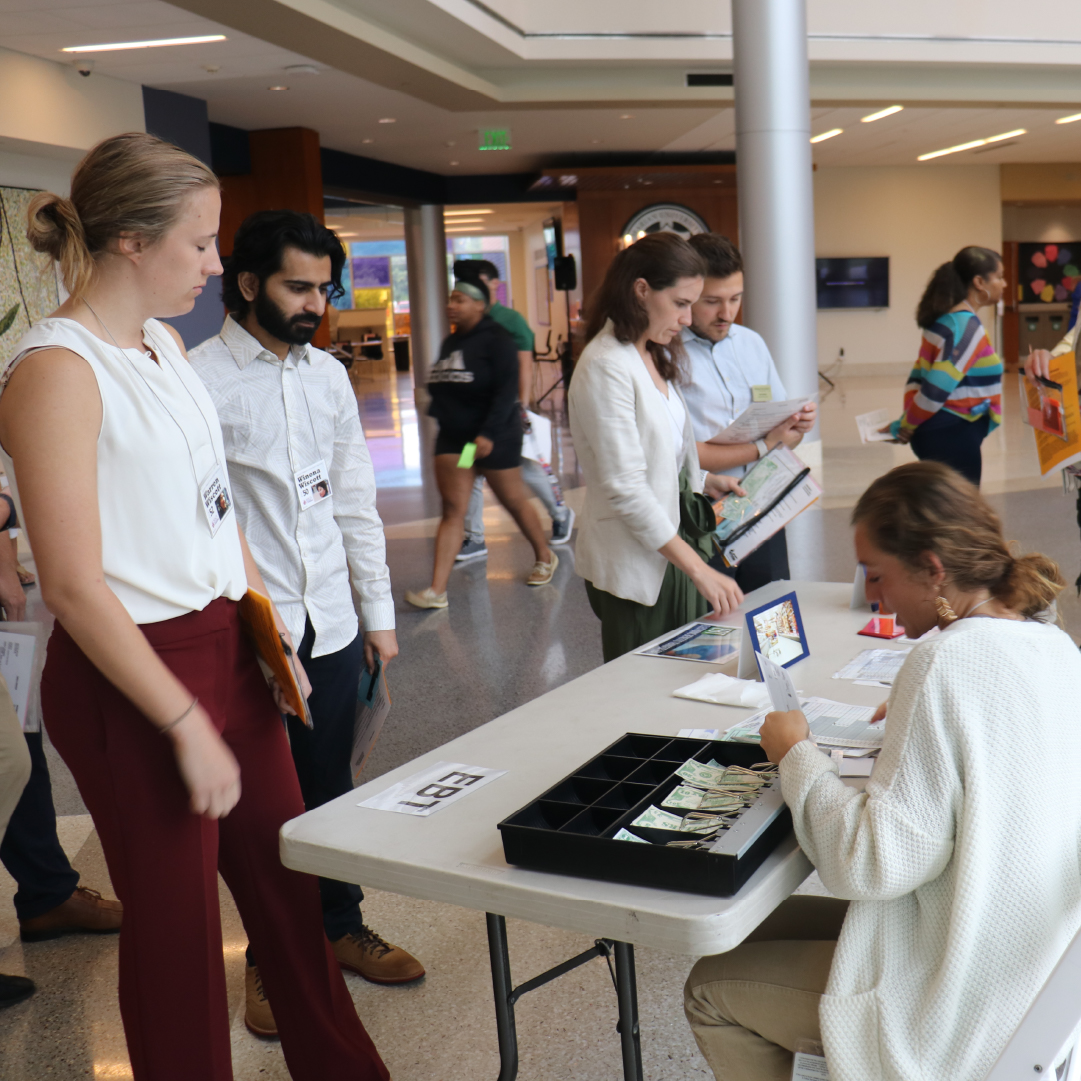 MUWCOMIndy's tweet photo. Prepping for clinicals this fall, our med students had a transformative #povertysimulation by @IndianaAHEC & @CirclesINDY. Walking in others' shoes, they witnessed the impact of poverty on families and futures. Building empathy for serving underserved communities. #HealthEquity https://t.co/tUOBIfn3Mj