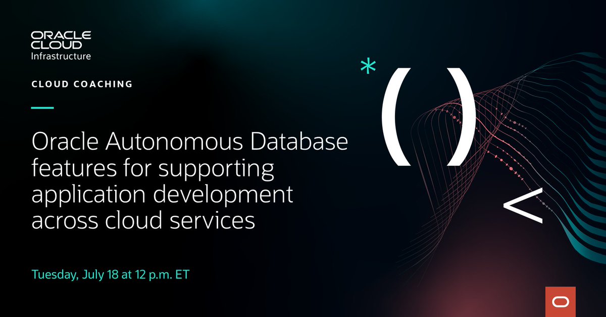 Join this hands-on session to review <a href="/Oracle/">Oracle</a> #AutonomousDatabase integration using DBMS_CLOUD and external tables to process external data in Object Storage, and so much more! social.ora.cl/6013PuCRh