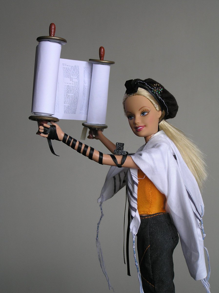 We're totally KVELLING over Tefillin Barbie this week. 😍  

Tefillin Barbie was created by artist Jen Taylor Friedman. Discover this masterpiece &amp; more of the best of Jewish art at hubs.la/Q01XXWCX0, the digital destination for Jewish arts and culture.