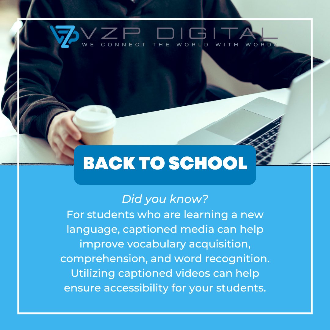 VZPDigital's tweet photo. It is almost that time again. Are you setting your students up for success??

#accessibility #inclusion #highereducation #onlineearning 

Interested in more information?

Phone: 720-482-4012
Email: sales@vzpdigital.com https://t.co/mlRQoHiIy4