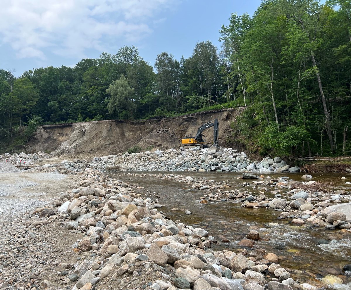 Today I met with Vermonters impacted by flooding in Ludlow and Weston. Communities across the state are beginning to pivot to the recovery phase of our response. There is a lot of work ahead. vermont.gov/flood