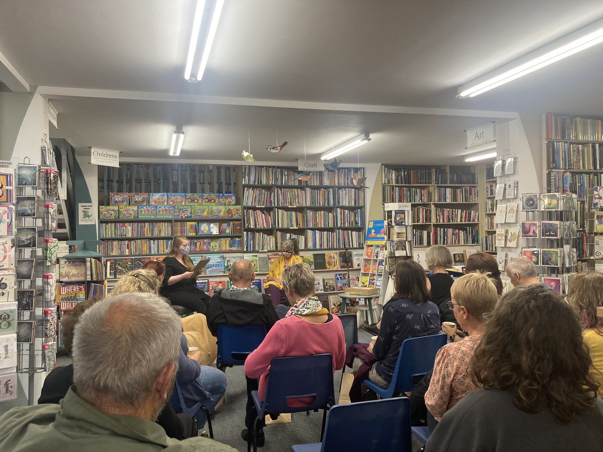 Fantastic to be over in Sedbergh this evening @westwood_books to see @VikBeeWyld talk about her fabulous book #AllMyWildMothers #Memoir #NatureWriting #NewNonfiction
