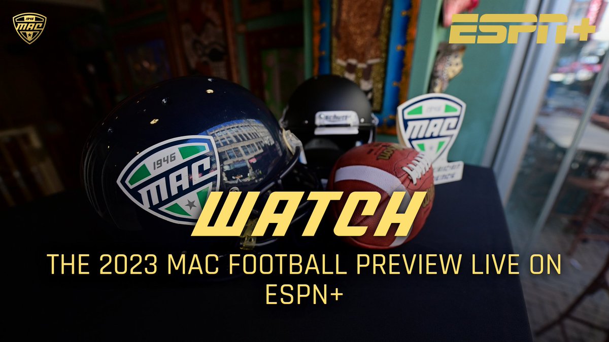 MACtion on X: 'The MAC Football Preview is now live on ESPN+ 