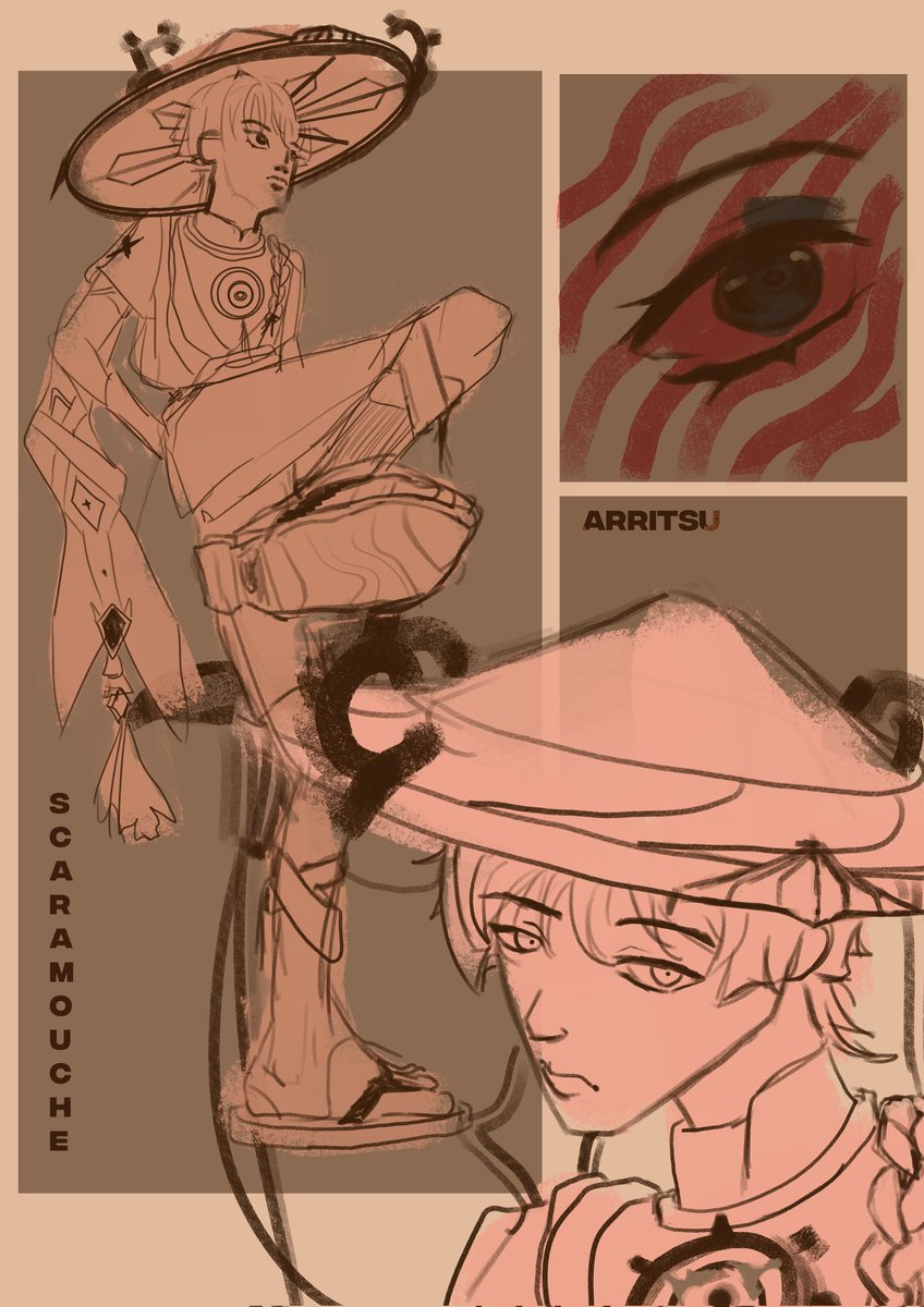 arritsu's tweet image. Wip 
#artmoots #genshin #scaramouche