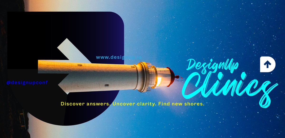 DesignUpConf's tweet image. Calling all founders, co-founders, leaders! Join the inaugural #DesignUp Clinic for orgs &amp;amp; startups.

Get expert feedback on ideas, plans, and ongoing work. Confidentiality guaranteed. Limited slots!

📅 Sat, 29 July
📍Online (Virtual)
👉Register here: bit.ly/DUpClinicJuly