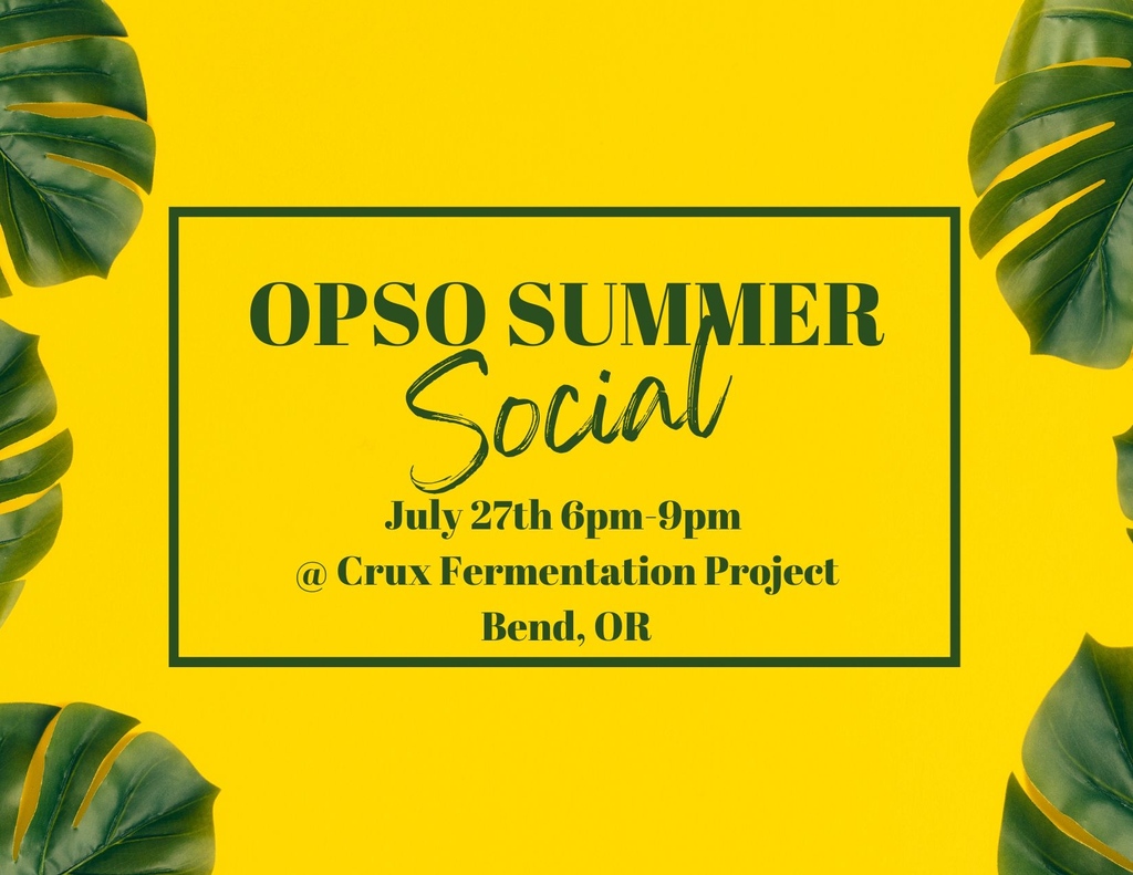 TheOregonDO's tweet photo. Calling all area DOs, friends and family members! OPSO is sponsoring a casual gathering on the Crux lawn with an OPSO hosted bar for all beverages!⁠
⁠
Please join us for friendly conversation, games and soaking up the central Oregon sun!⁠☀️ https://t.co/5ahOS6vneJ