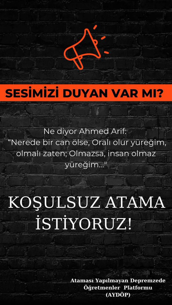 #depremzedeözelsektöröğretmenleri
<a href="/tcmeb/">Millî Eğitim Bakanlığı</a> 
<a href="/Yusuf__Tekin/">Yusuf Tekin</a> 
<a href="/tcbestepe/">T.C. Cumhurbaşkanlığı</a>