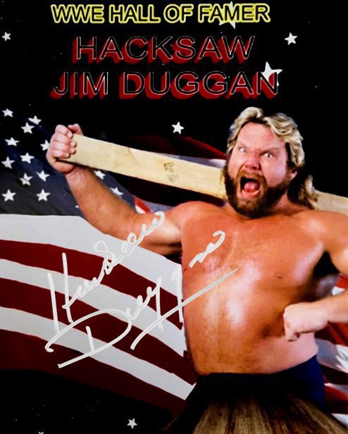 RealHacksawJim's tweet photo. If you can’t make it to a signing, I’ve got signed 8x10s available now at https://t.co/cOejXL9gSI!
Go check out the selections, tough guy!
#HOOOO #WWE #AEW #WrestlingTwitter https://t.co/7zCTwkVcTH
