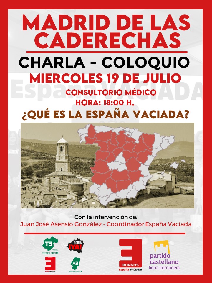 BurgosEV's tweet photo. Mañana nos vamos a Madrid!! Pero de las Caderechas, para hablar de nuestros pueblos, de su futuro y de lo que queremos. https://t.co/97jE4amqGi