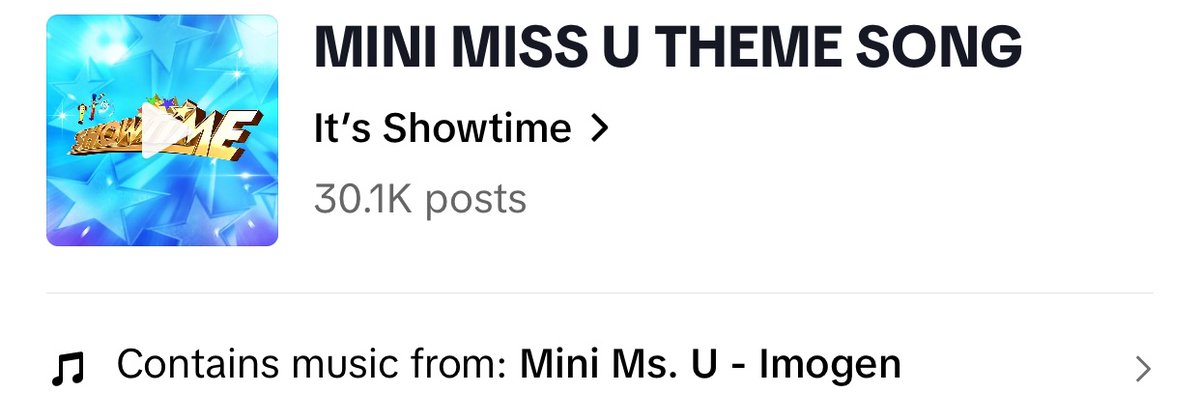 kpmlystudios's tweet image. MINI MISS U SONG IS A BOP! 

Congrats @itsShowtimeNa and Imogen 💛💙