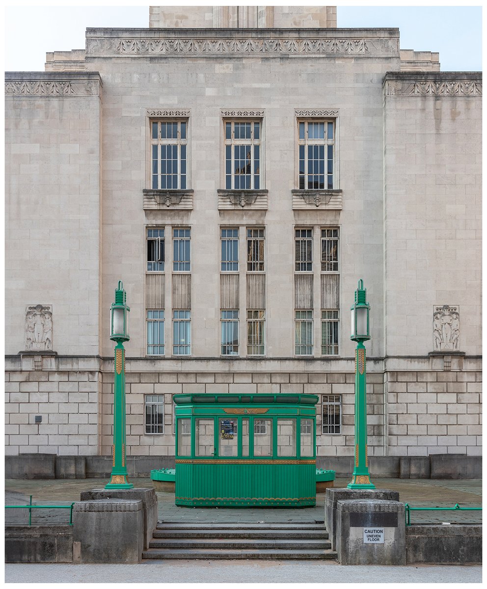 In honour of the Queensway Tunnel under the Mersey, which opened on this day in 1934, here's one of the original toll booths. Now rehomed outside the mighty George's Dock ventilation station, built to monitor, and control the air in the tunnel.