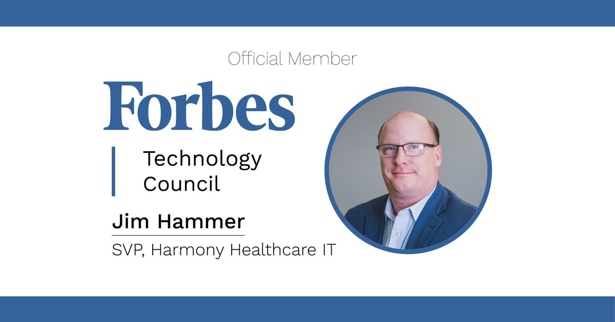 HarmonyHIT's tweet photo. Check out the #archiving and #cybersecurity articles published by @ForbesTechCncl by Jim Hammer, SVP at Harmony Healthcare IT. Congrats, Jim, on being selected by a review committee to this invitation-only community for #CIOs, #CTOs, and tech executives.
https://t.co/jCayNea1vD https://t.co/iutIKmzxcE