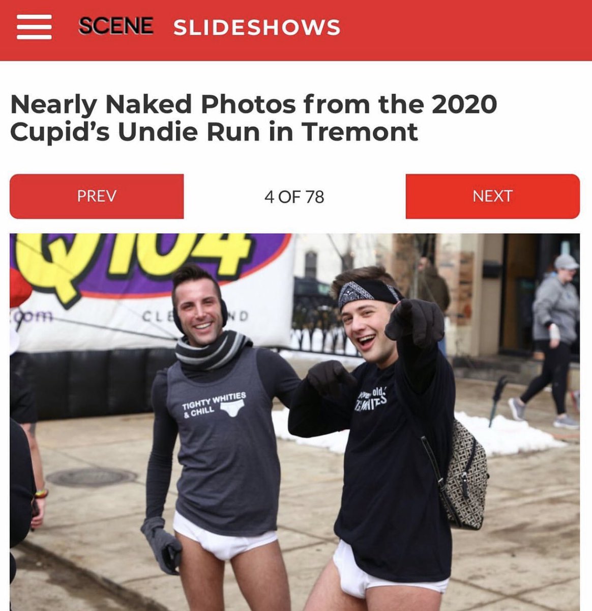 superwedgieboy's tweet photo. In honor of Tighty Whitie Tuesday, enjoy these throwback pics of me &amp; a good friend of mine running the Cupid undie run in our tighty whities &amp; getting posted about on a local website🤣
#tightywhities https://t.co/ATKK21Q3Lf