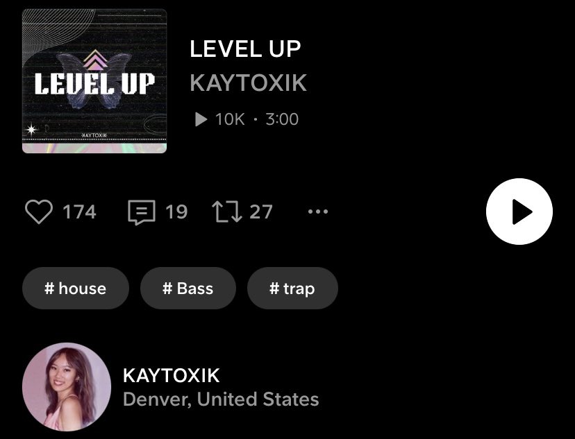 I have never seen growth like this!! This is crazy 😭🖤 thank you for 10,000 streams in just one week.