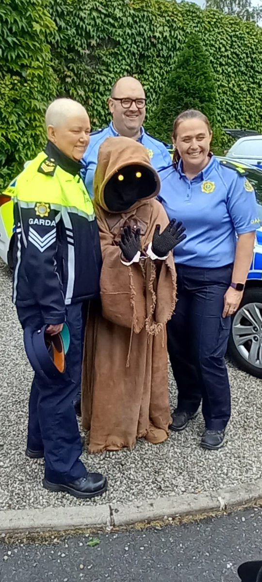 Our jawa got arrested wrongfully at <a href="/Barretstown/">Barretstown</a> last weekend. Thankfully, the authorities got to hear the truth &amp; let our little scavenger free to trade with the locals again.

#Endorcampus #GalacticAcademy #JudgeUsByOurSizeDoNot