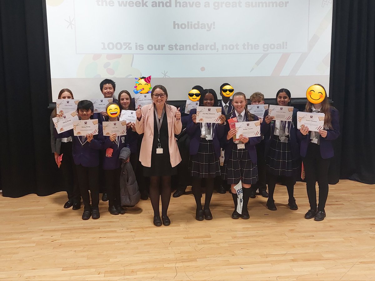 A huge well done to this lovely group of #TeamYear7 who earned the final subject awards of the year! You have made @MrBriggsHoY7 and I super proud 💜💪🌟