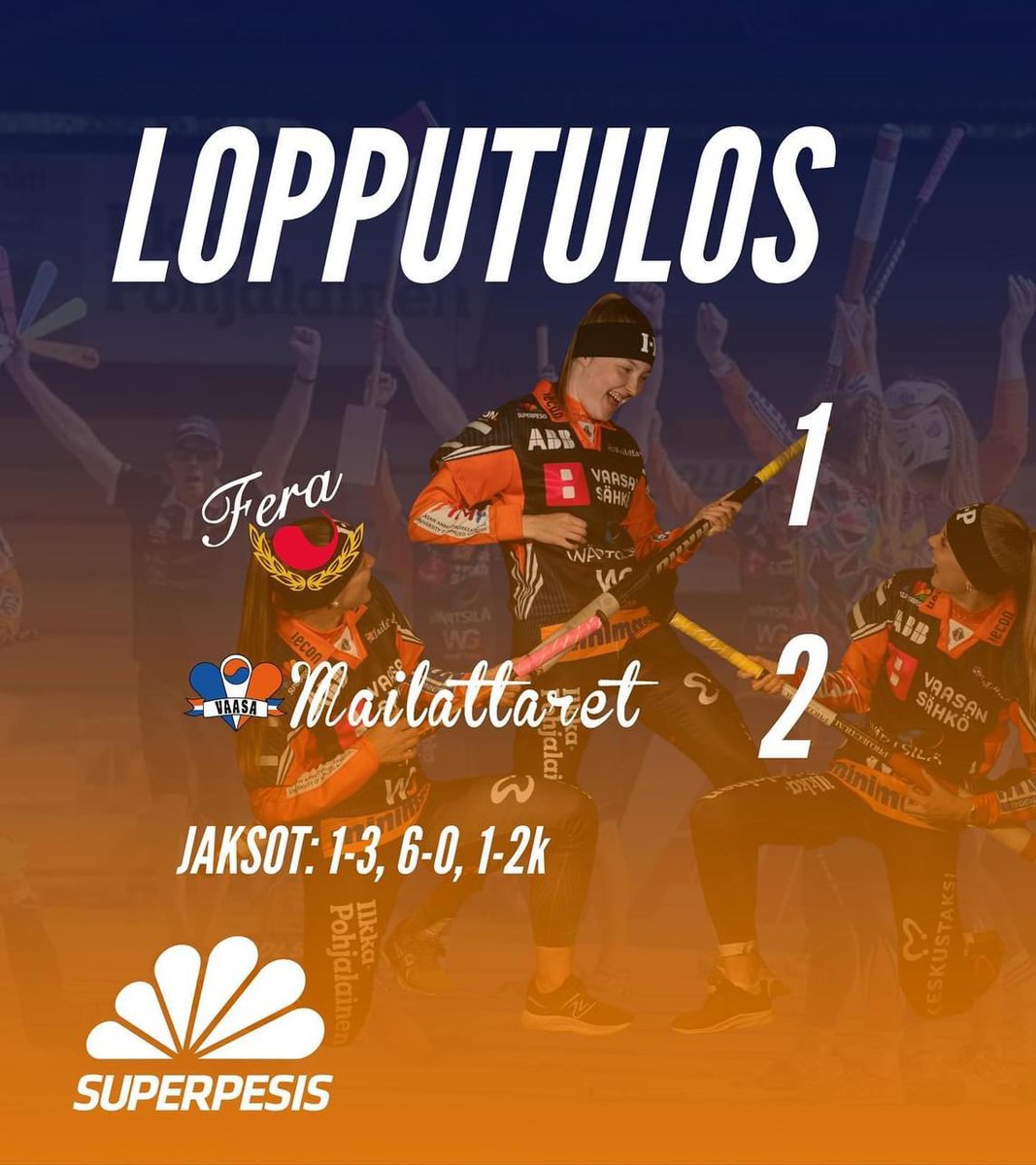 Upea tunnelma täydellä Free.fi-Areenalla ja vielä voitto kotiin kotarista🤩 #superpesis #mailattaret